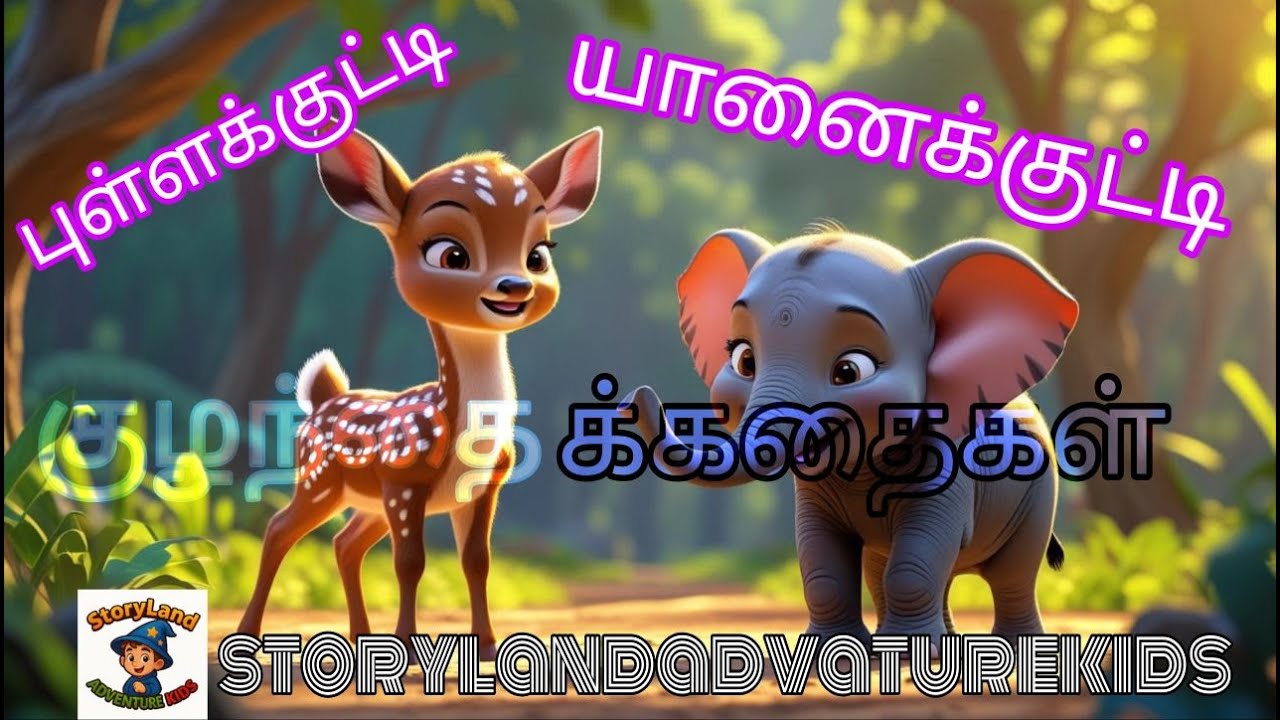 சோம்பேறி மான் சுறுசுறுப்பானது! 🌟 குட்டிக் கதை!(The Lazy Deer Became Active! 🌟 A Short Story!)
