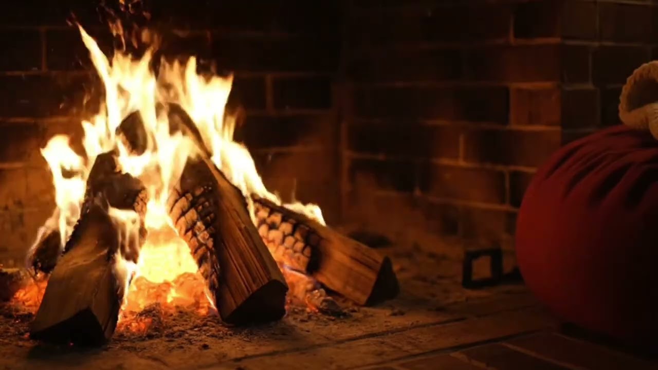Fireplace Crackling Sound 🔥 2 Hours Cozy Ambience for Sleep, Relax & Study I ASMR