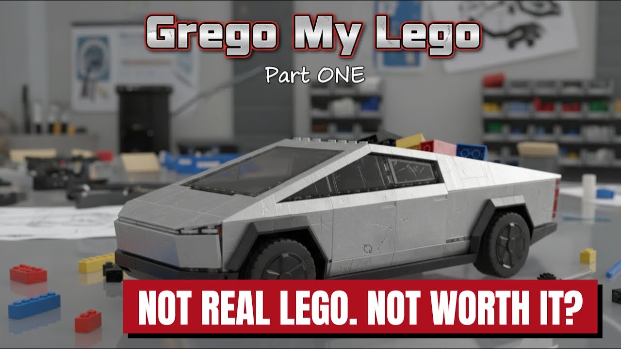 Is the Cybertruck Fake LEGO Build Worth It? - Grego My Lego Episode 5 - Slow Lego Builds