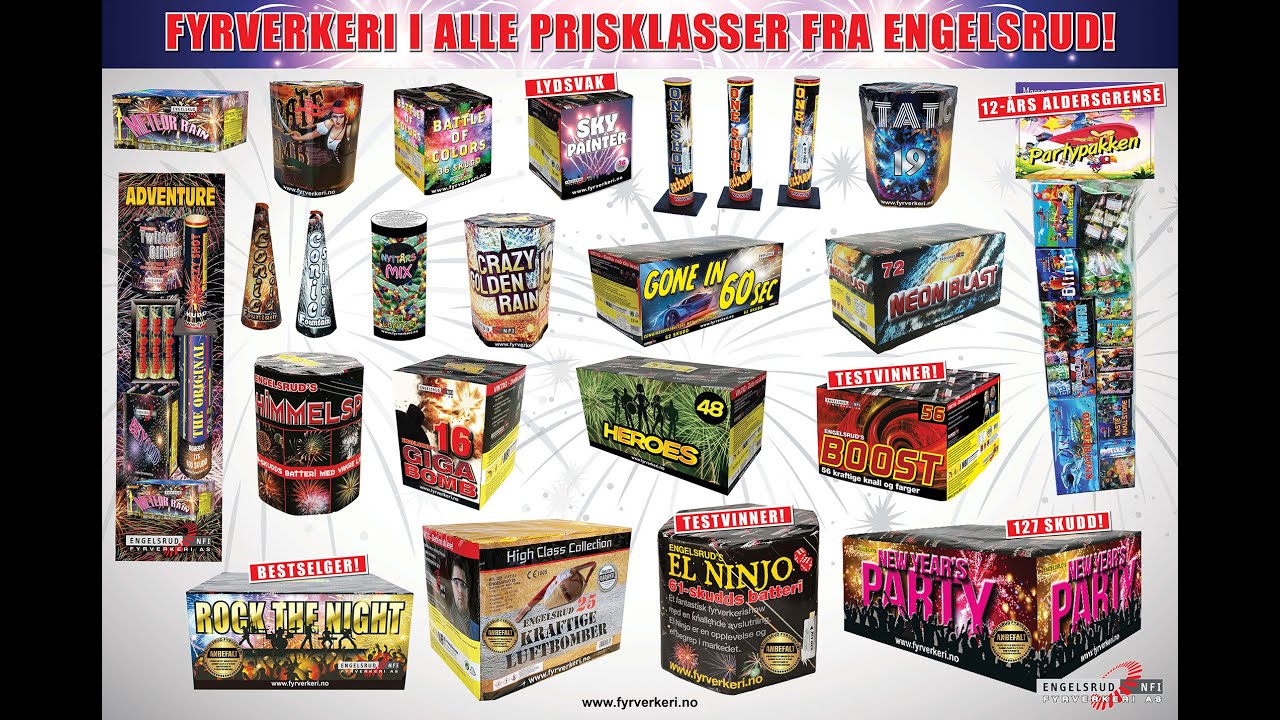 Engelsrud NFI Fyrverkeri Produktdemo 2022