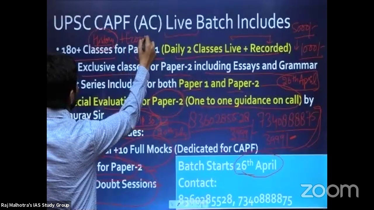 UPSC CAPF Preparation Webinar - 15th April, 2021