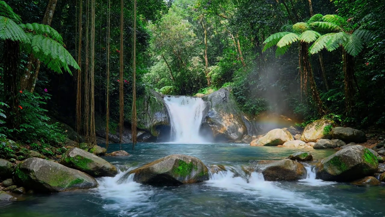 Serene Flowing River 🌿 Gentle Natural Ambience for Sleep, Focus, and Relaxation #1375