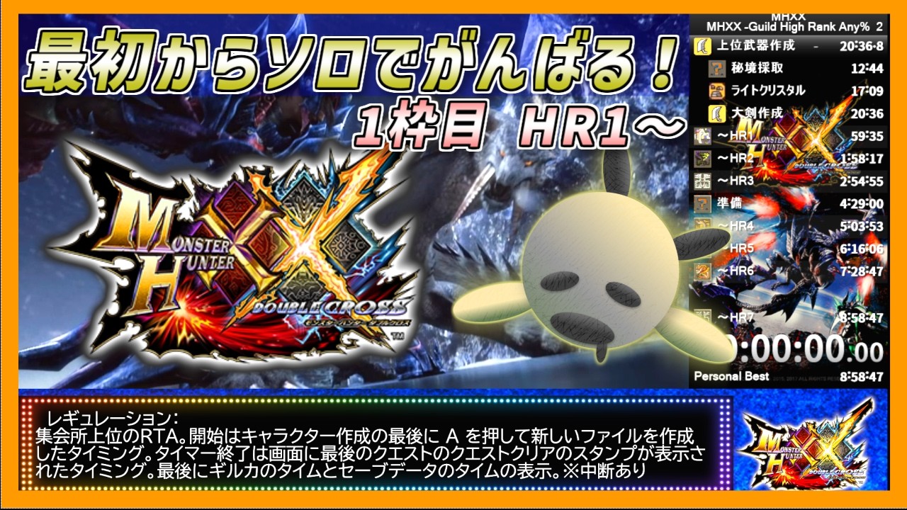 【MHXX】はじめから上位まで2回にわけて