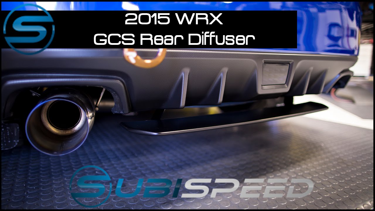 Subispeed - 2015 WRX & STI GCS OEM Style Rear Diffuser