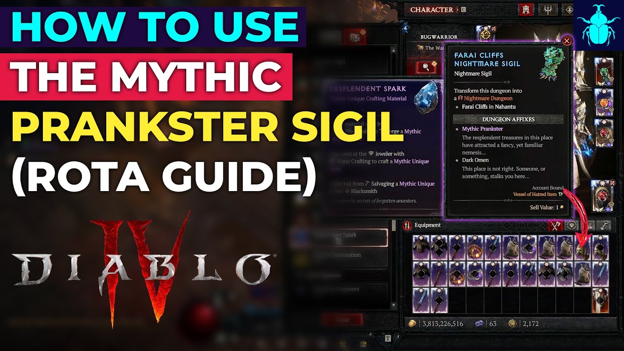 Diablo 4: Как использовать мифический символ 