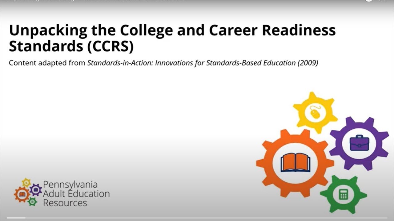 Unpacking the College and Career Readiness Standards