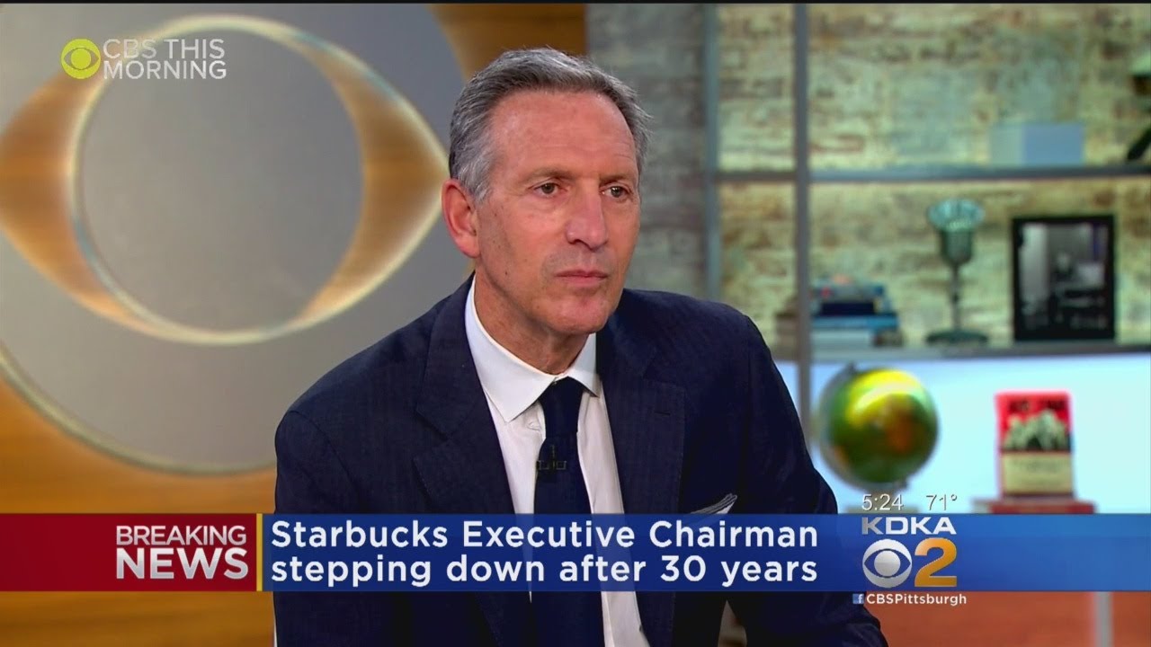 Starbucks Chairman Howard Schultz Is Stepping Down