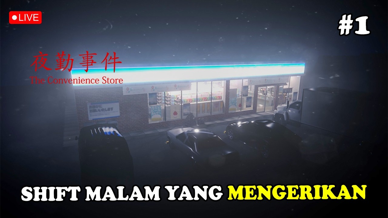 [NGABUBURIET] Bekerja Shift Malam Di Indomaret TAPI ADA YG ANEH??? || The Convience Store