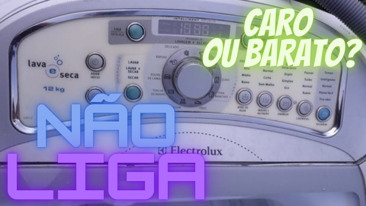 Lava e Seca Electrolux LST12 não liga