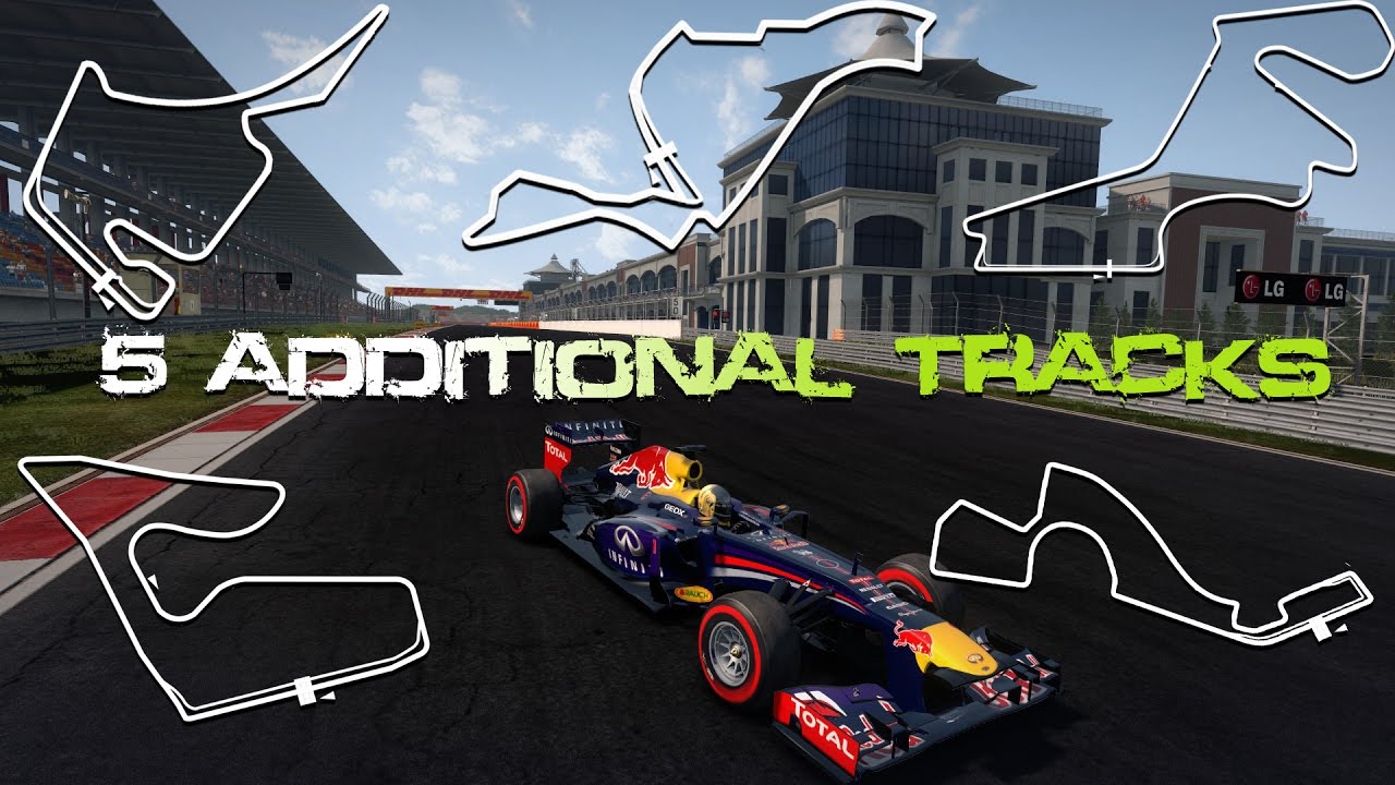 5 Additional tracks Mod (F1 2013)