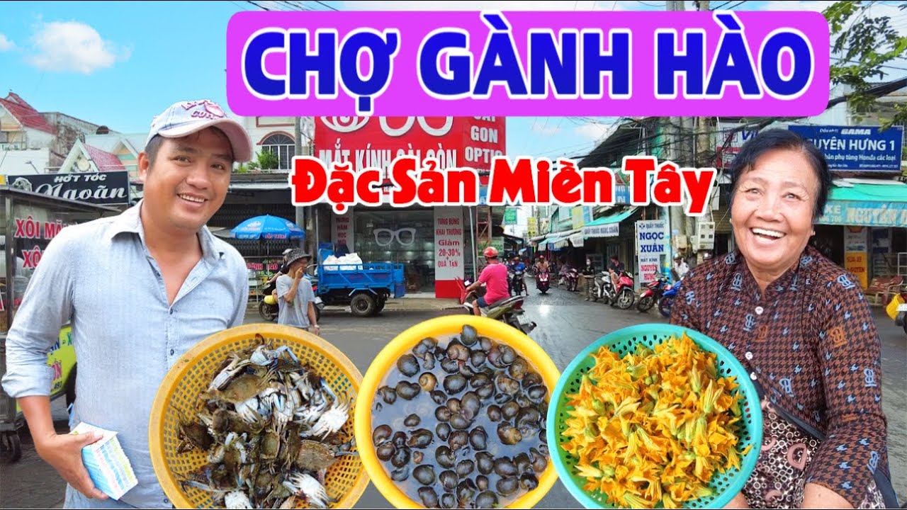 Dạo Chợ Gành Hào - Bạc Liêu: Chợ Hải Sản Tươi Sống Giá Rẻ | Đây Đó Miền Tây