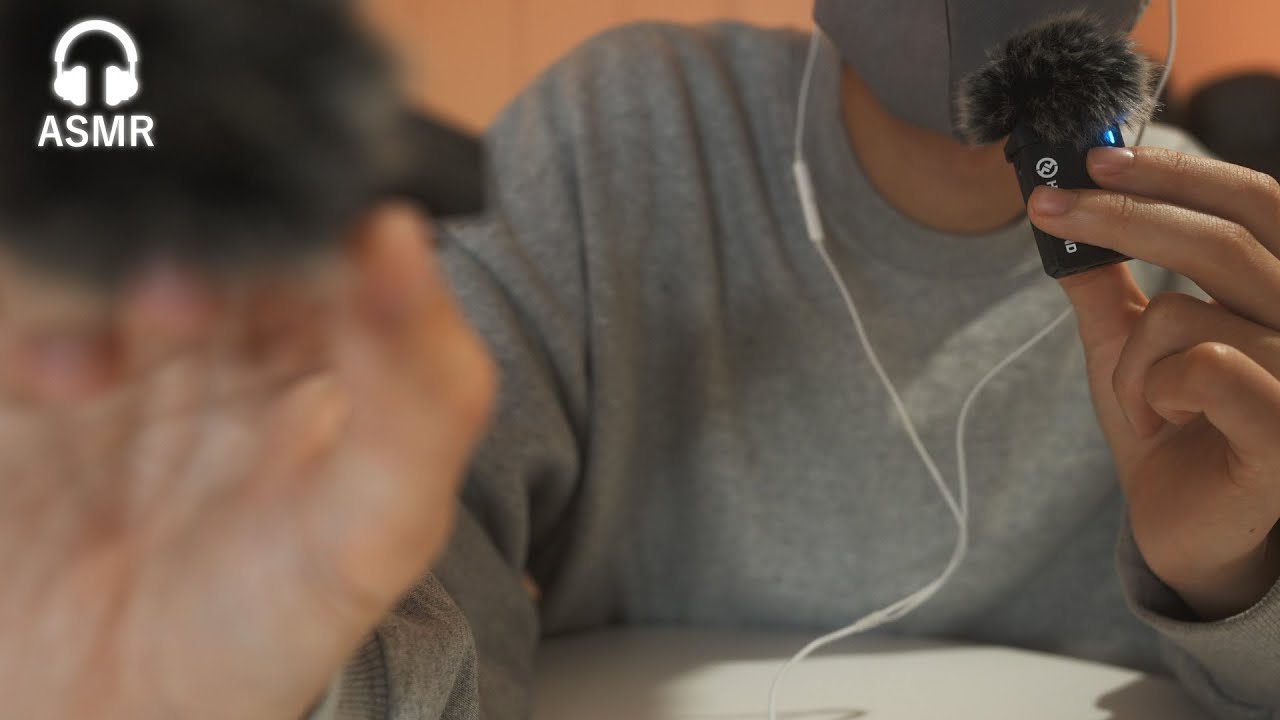 【ASMR】ブラシの音と至近距離オノマトペで寝かしつけ🫧【SUB】Japanese onomatopoeia and hand movement