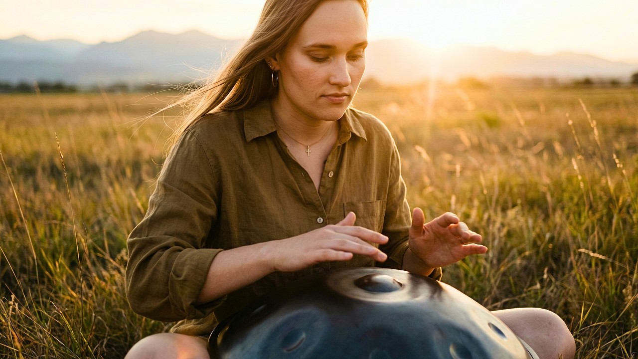 Soft Handpan in Nature 🌿 Bird Sounds for Relaxed Work and Nervous System Reset