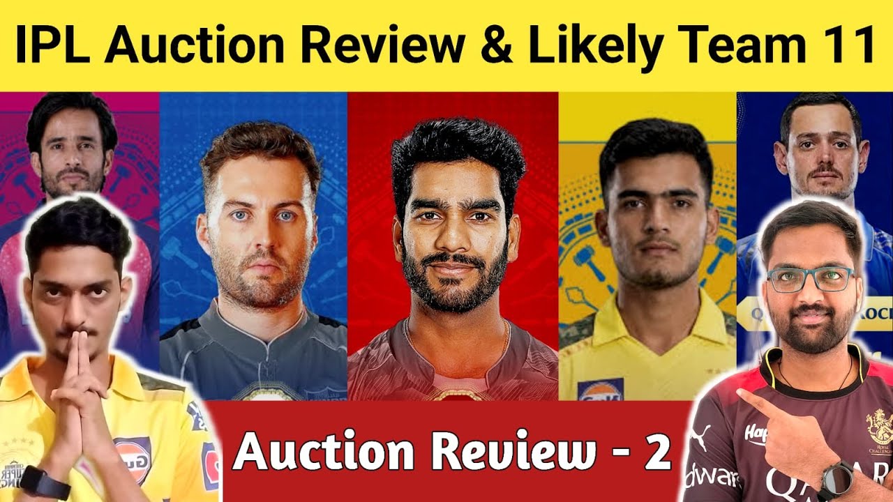Auction Review - 2 🔴 CSK bid for Uncapped Players 😯 Venky Iyer sold to RCB 💪QDK to MI