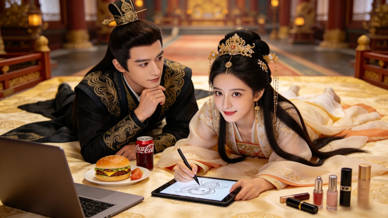 【부제】🔥한 현대 소녀가 고대로 여행을 갔다가 오직 왕자만이 인터넷에 접속할 수 있다는 사실을 알고 매일 밤 왕자의 침대에 올라갔습니다！ #drama   #movie #역습