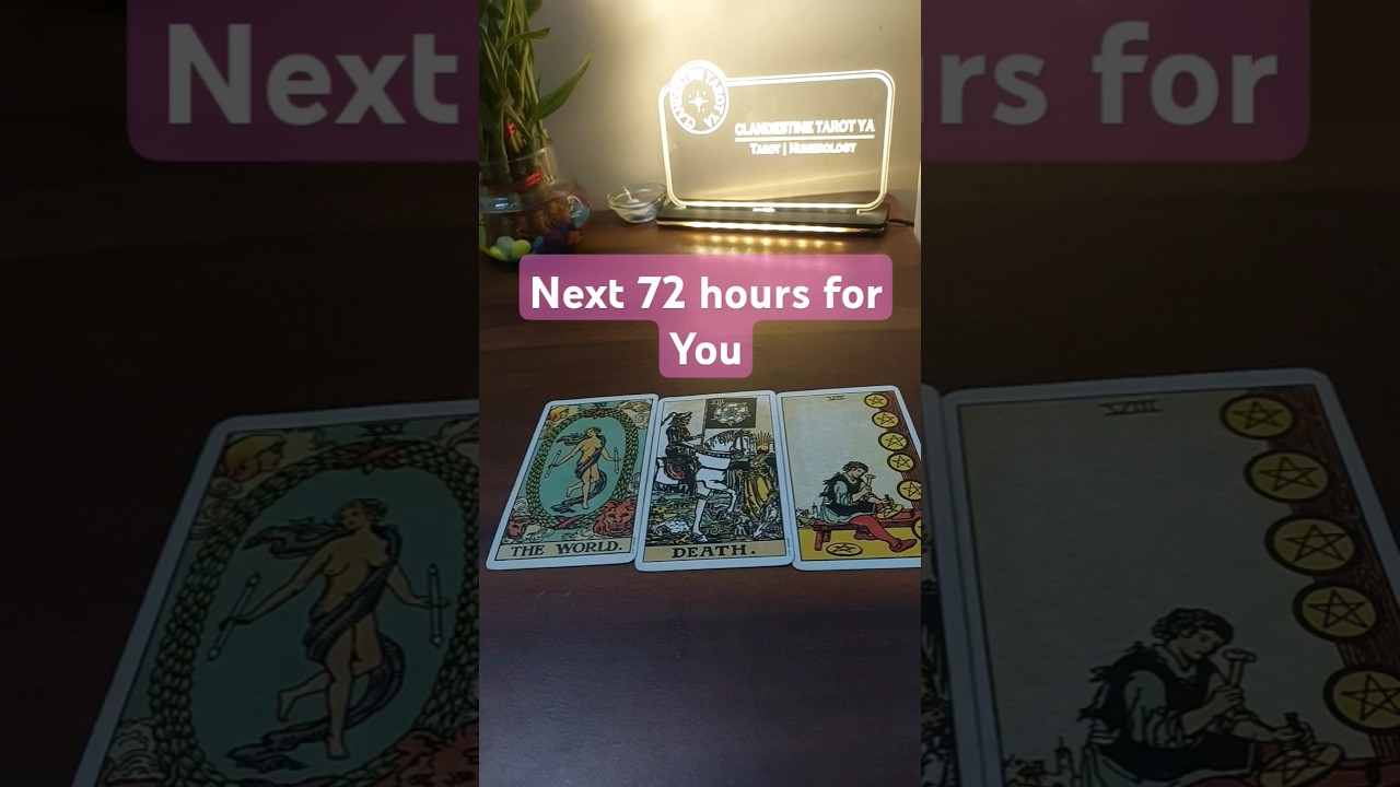 What Awaits you in the next 72 hours|  #tarot #shorts  #clandestinetarotya15 #whatscoming