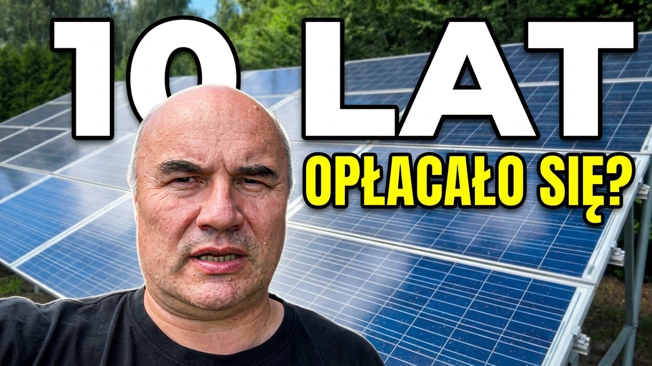 10 lat z fotowoltaiką. Tyle zarobiłem na czysto