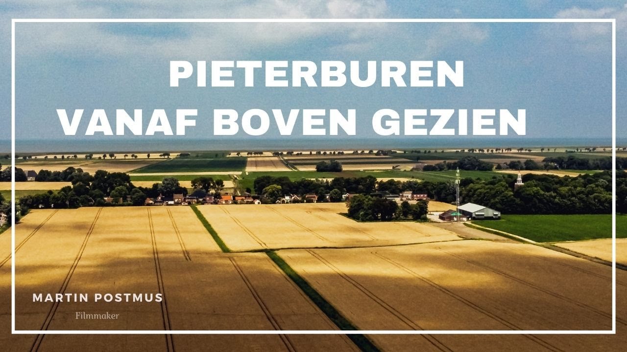 Zo ziet Pieterburen er van boven uit!  Drone film!