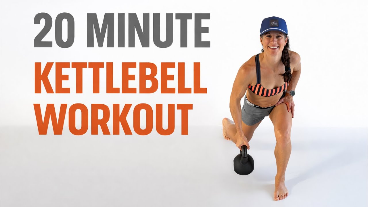 20 MIN SINGLE KETTLEBELL WORKOUT (Full Body, No Repeats)
