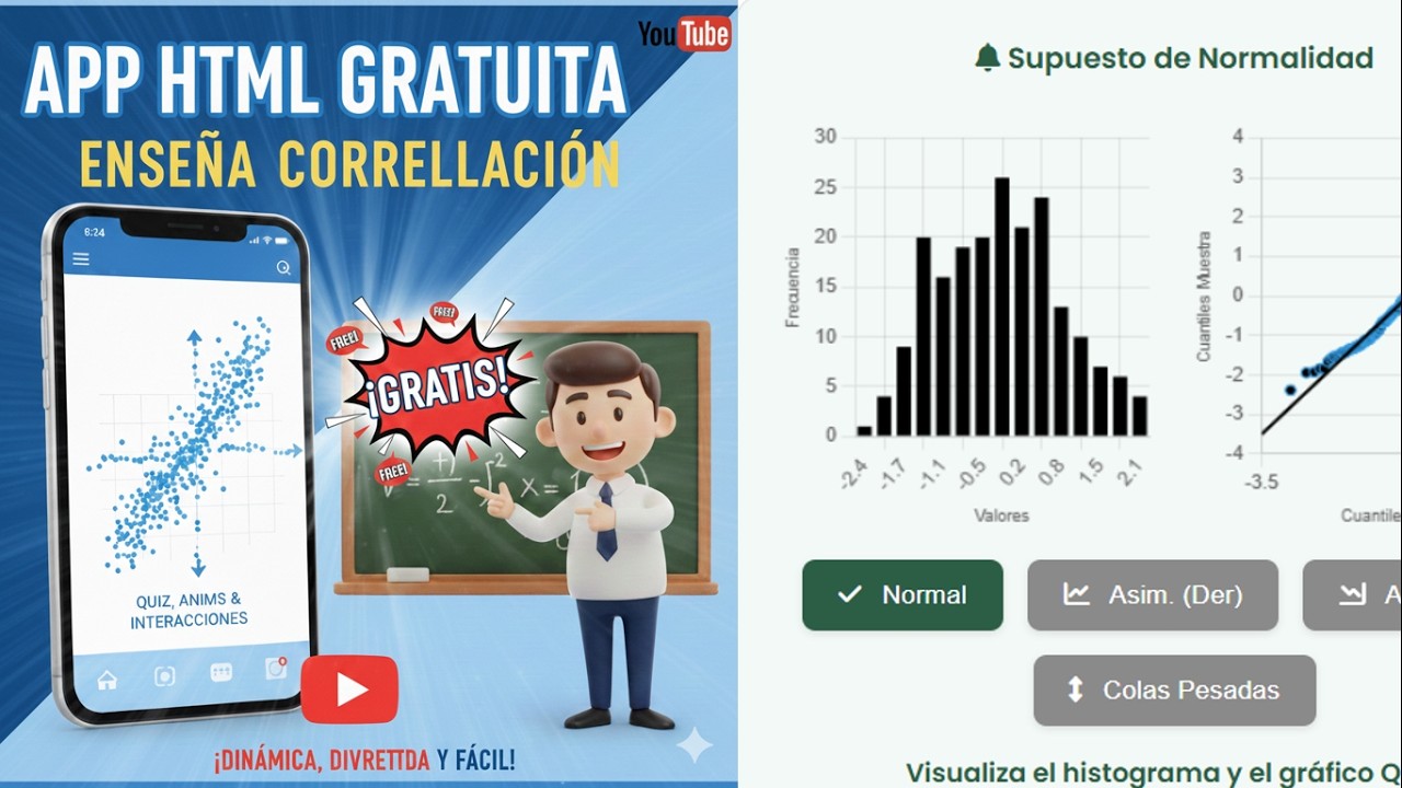 APP GRATUITA PARA ENTENDER ENSEÑAR Y USAR LA CORRELACION