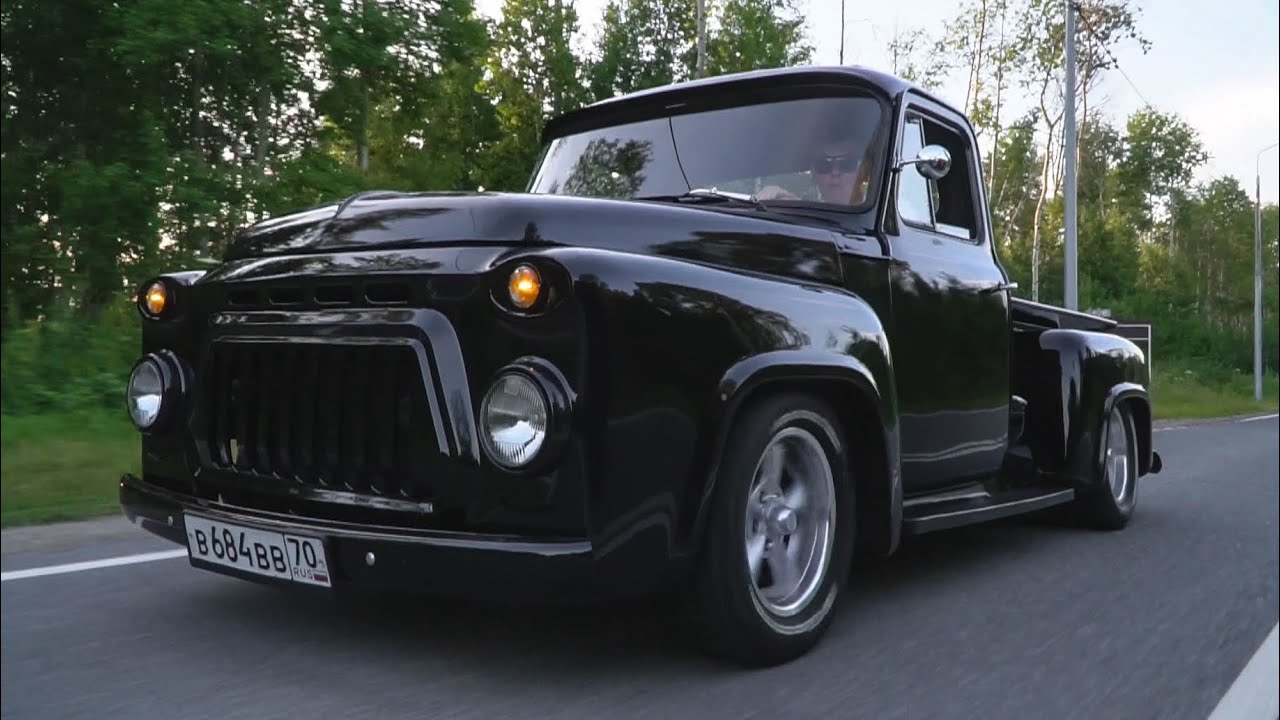 Лютый ПИКАП ИЗ ГАЗ 52 своими руками) V8 300сил