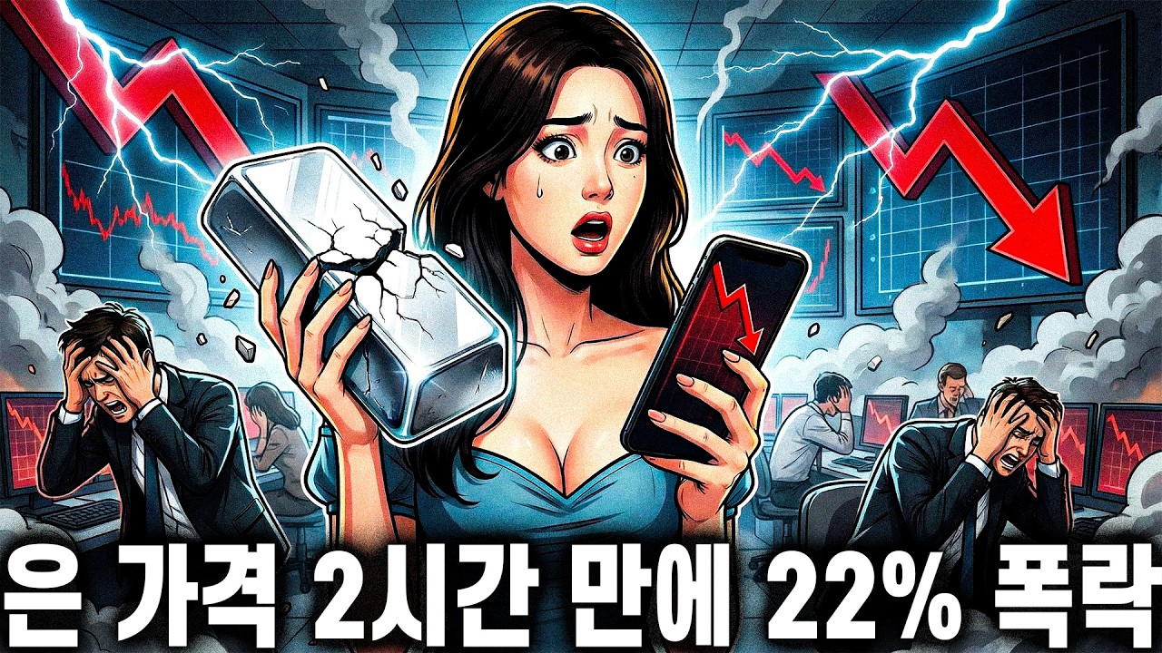 은 가격 급락 : 은 가격 2시간 만에 22% 폭락 – 가격 하락 이후 귀금속 상인들은 왜 대량 매도에 나섰는가?