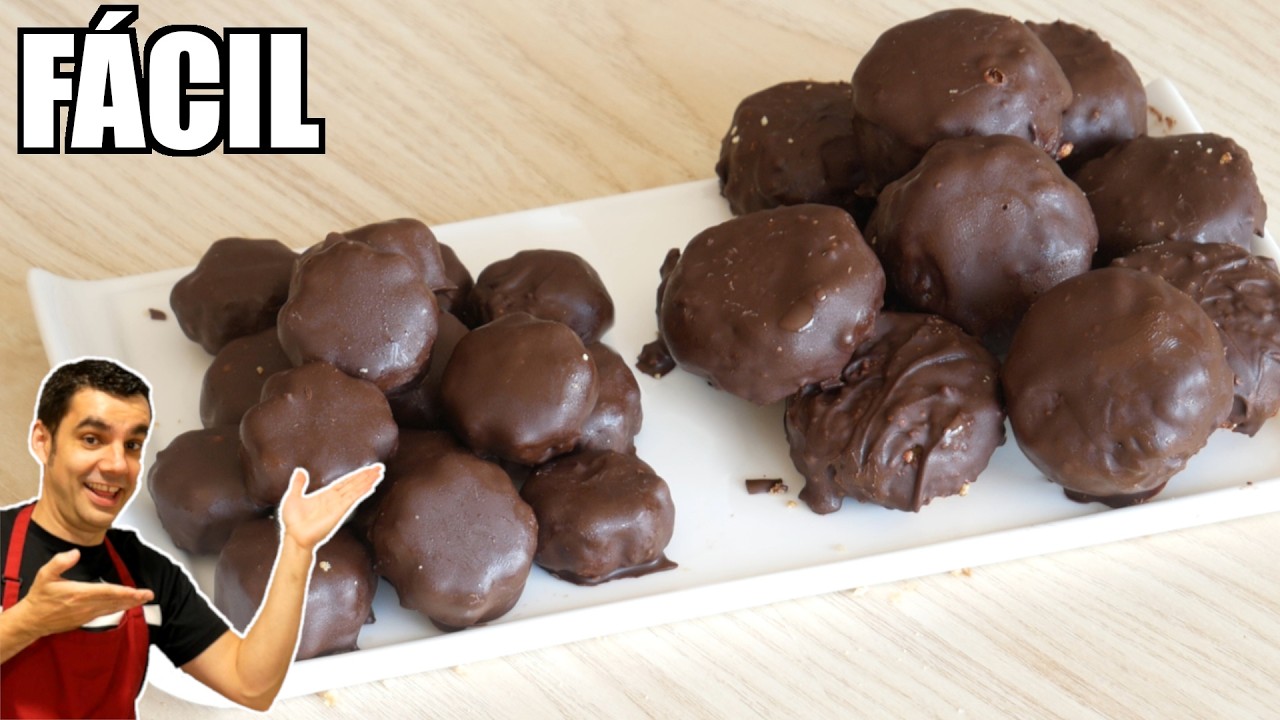 BOMBONES CRUJIENTES con 3 INGREDIENTES ¡Fáciles y Deliciosos!