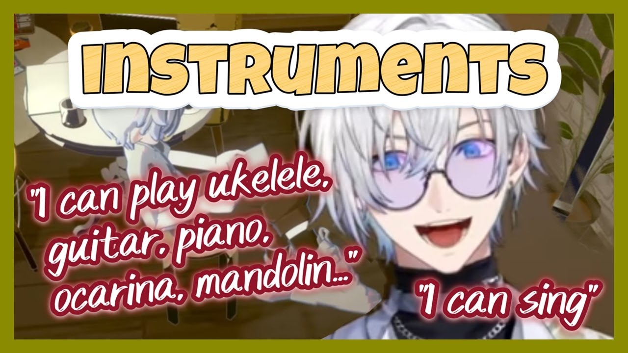 What are the Musical Instruments that Kaelix Can Play? [Kaelix Debonair/Nijisanji EN]