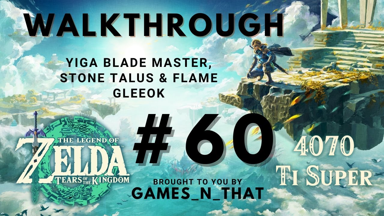 Zelda - Tears of the Kingdom Walkthrough #60 (4K Gameplay)