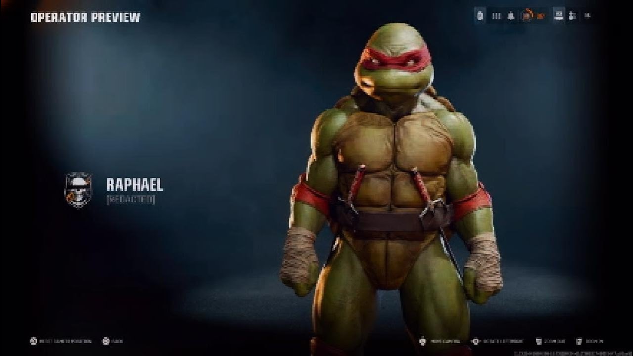 *NEW* Tracer Pack: TMNT (Raphael) - Black Ops 6 S02 Shop