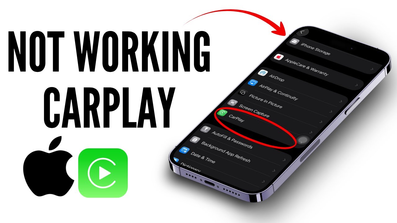Fix CarPlay Not Working on iPhone iOS 17 Update