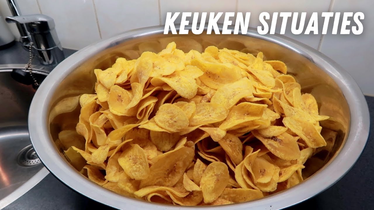 Surinaamse bananenchips gemaakt van bakbanaan - moeders recept - Keuken Situaties 22