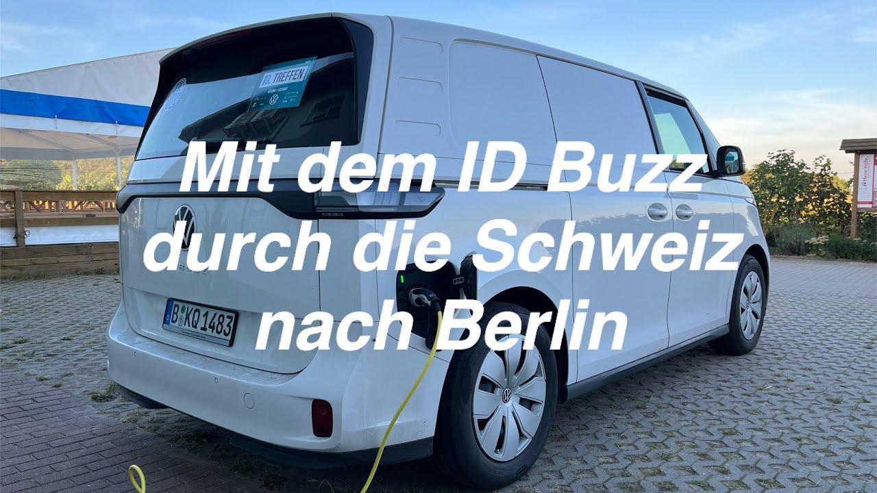 Mit dem ID Buzz vom Tessin nach Berlin