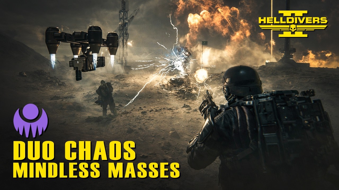 Helldivers 2 &ndash; Duo Chaos is INSANE vs Illuminate Mindless Masses | Deathless | Super Helldive