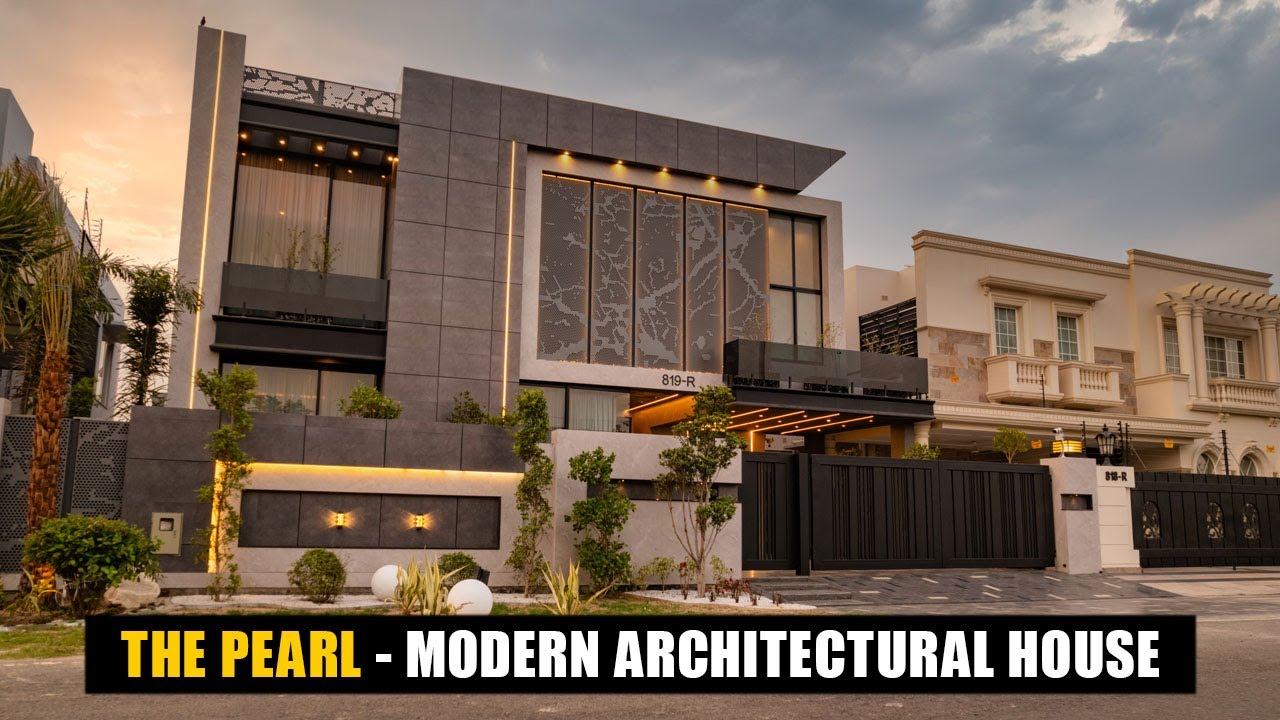 Experience 'The Pearl' - Modern architectural house by Mohsin Ali and YS Construction - DHA Phase 7