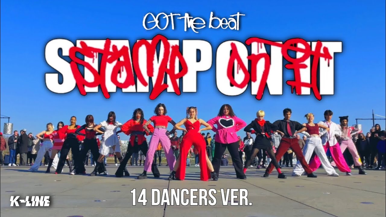 [KPOP IN PUBLIC - ONE TAKE] (14 Dancers Ver) GOT the beat (갓 더 비트) - 'Stamp on it' Dance cover