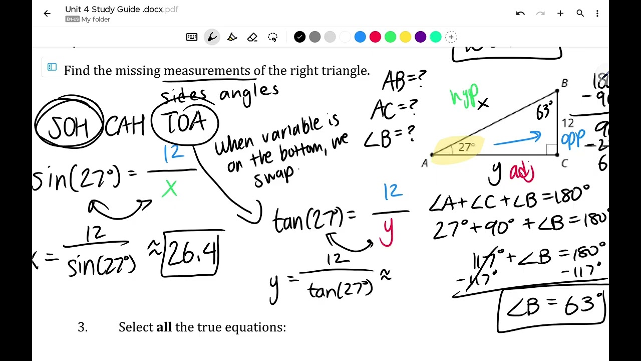 Unit 4 Study Guide Review Video