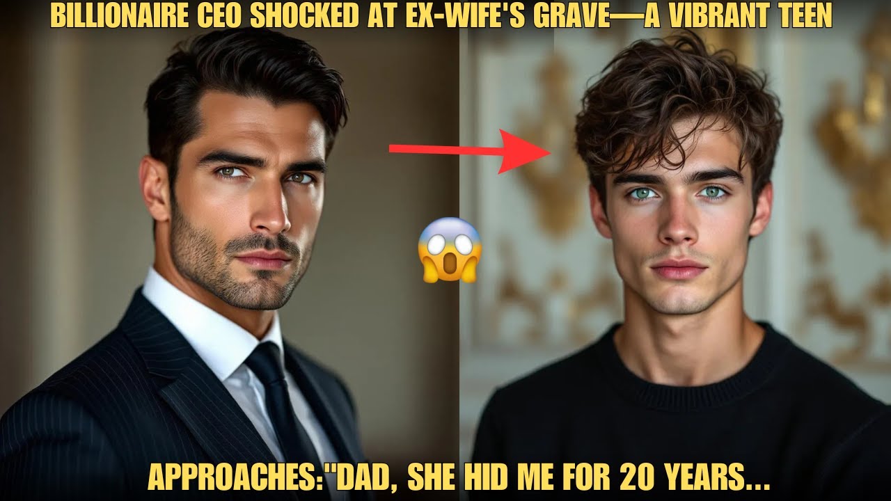 BILLIONAIRE CEO SHOCKED AT EX-WIFE'S GRAVE—TEEN APPROACHES: DAD, SHE HID ME FOR 20 YEARS