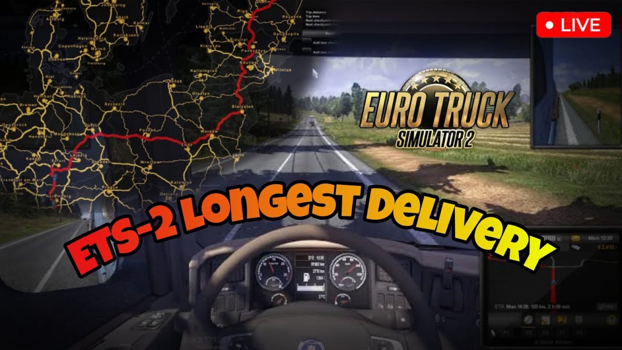 🔴ETS2 Longest Delivery // Road To 2k Sub #marathi #marathistreamer #marathilive #ets2 #etslive