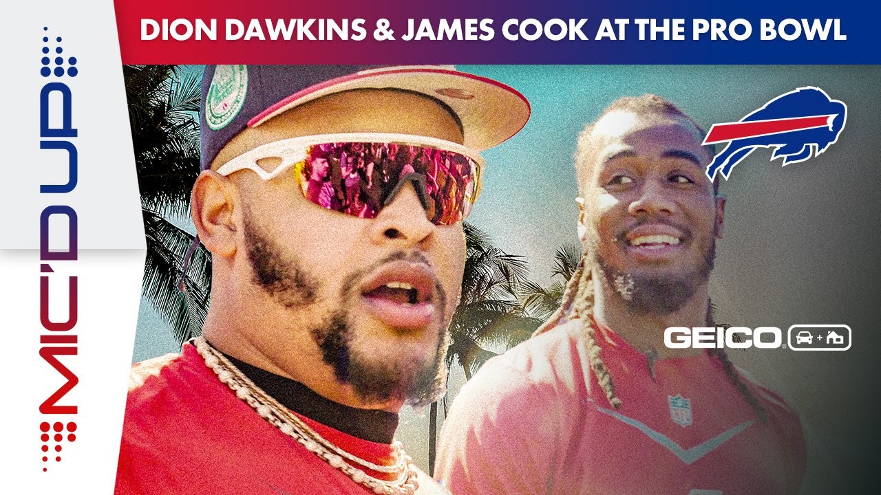 Dion Dawkins And James Cook Mic'd Up at the 2024 Pro Bowl | Buffalo Bills