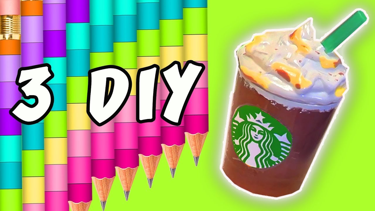 3 FUNNY DIY STARBUCKS - School Supplies - Liquid Phones Case | aPasos Crafts DIY