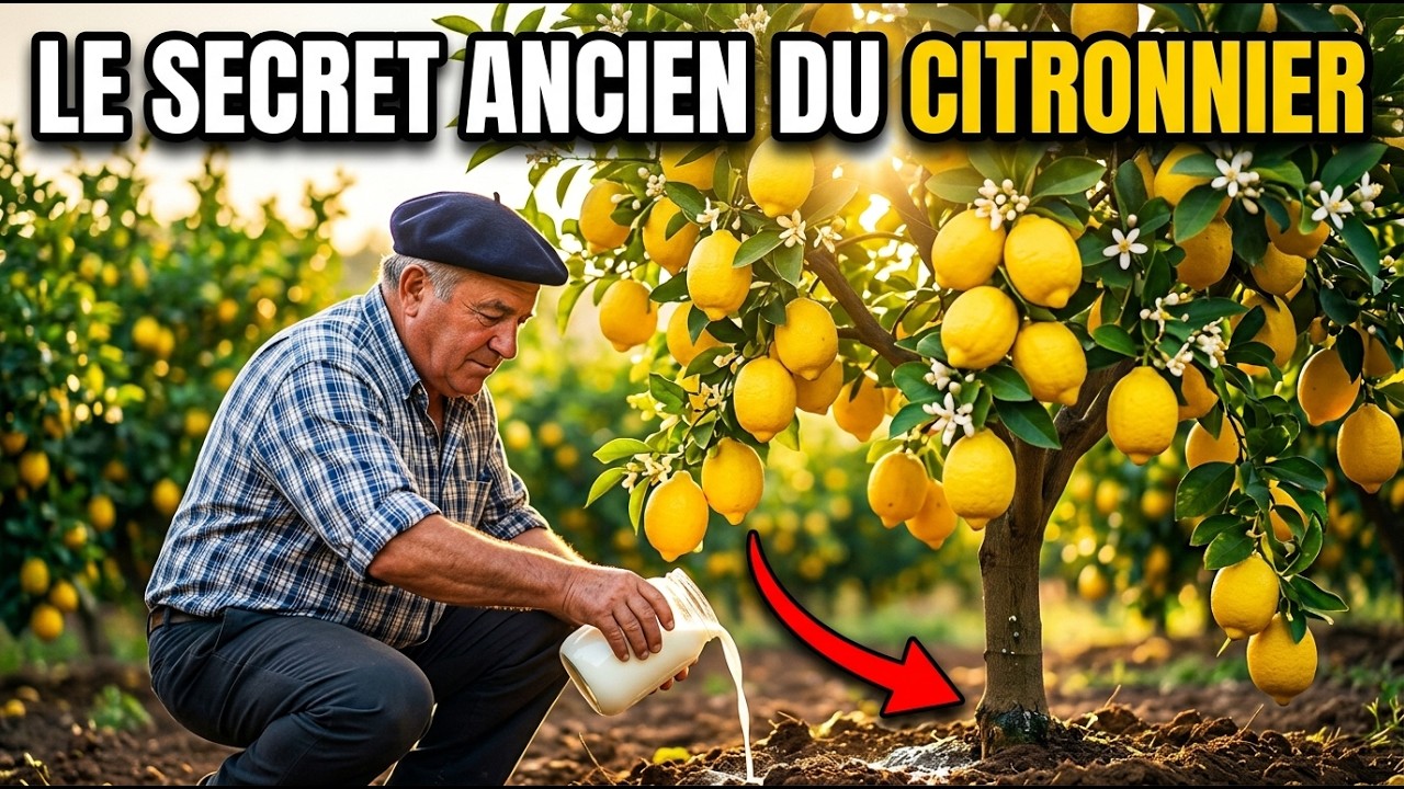 Mettez Ceci sur Votre Citronnier et Regardez-le Exploser de Fruits en 60 Jours