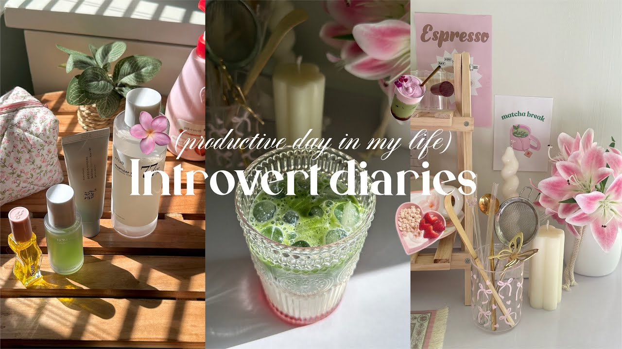 Productive day in my life🍵🎀 | introvert diaries…
