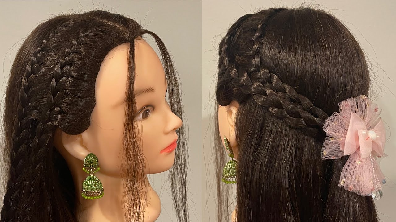 Double French Braid | Party hairstyle | Open hairstyle 