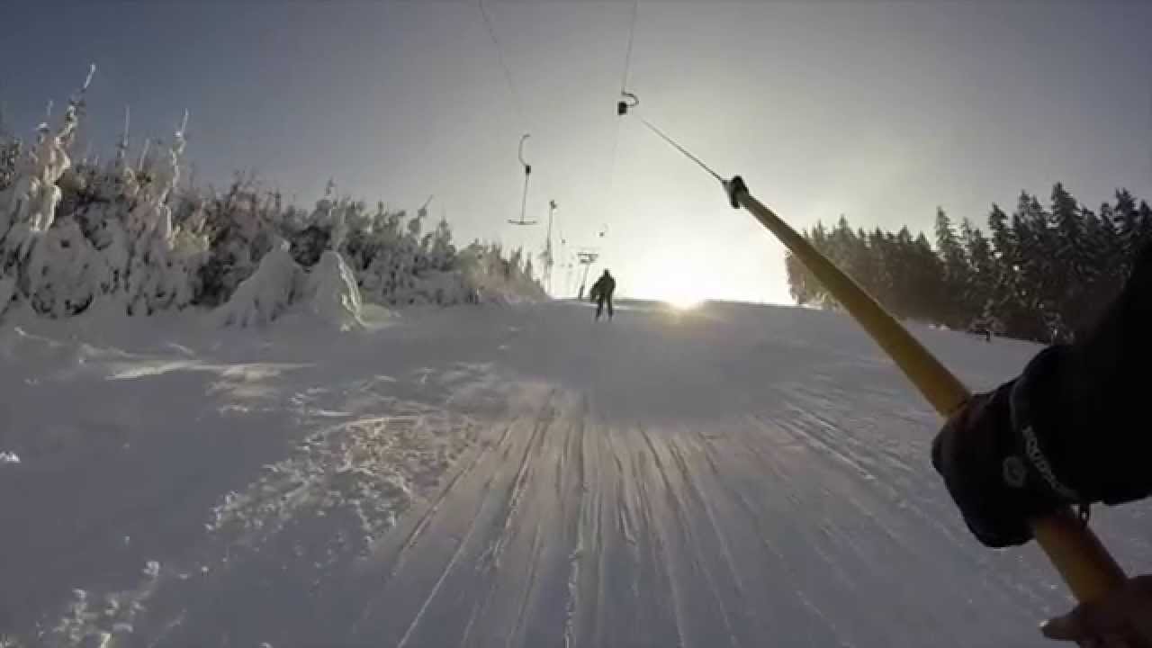 GoPro skiing Schöneck