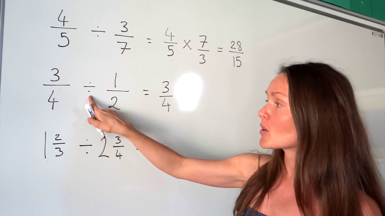 The Maths Prof: Dividing Fractions
