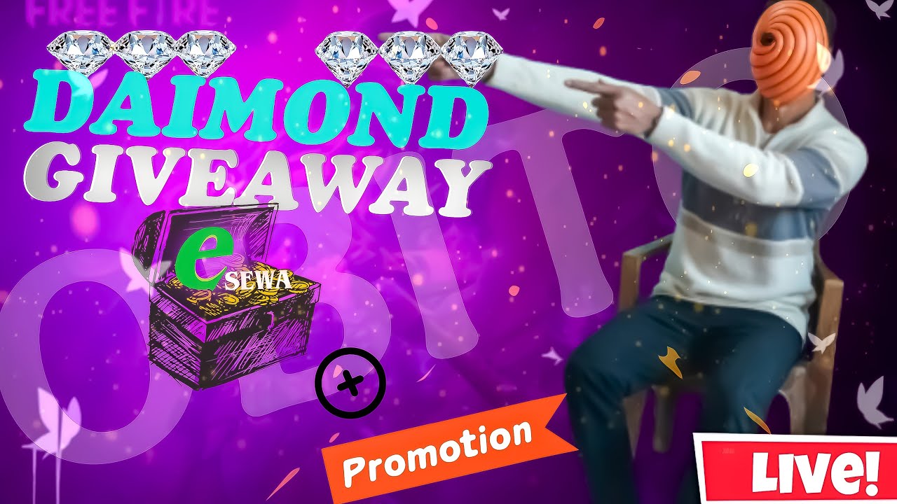 Nepali freefire live stream with unlimited daimond giveaway in Bangladesh server