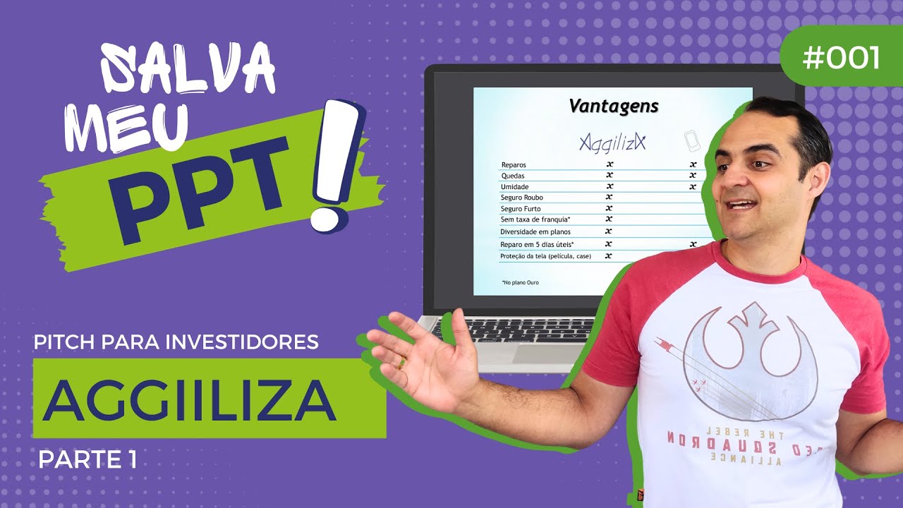 Veja NA PR&Aacute;TICA como criar uma APRESENTA&Ccedil;&Atilde;O IMPACTANTE para captar INVESTIDORES | SALVA MEU PPT #001