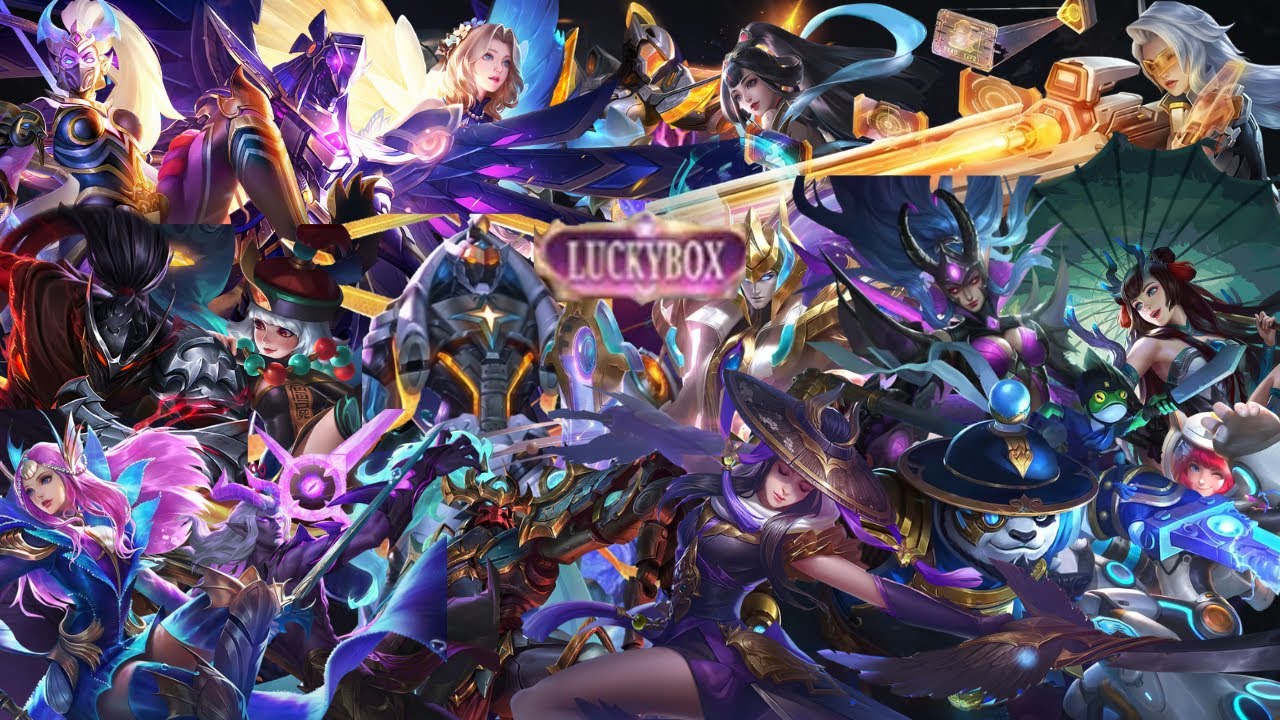 ВСЕ СКИНЫ ИЗ LUCKY BOX В MOBILE LEGENDS | АНИМАЦИЯ ВХОДА
