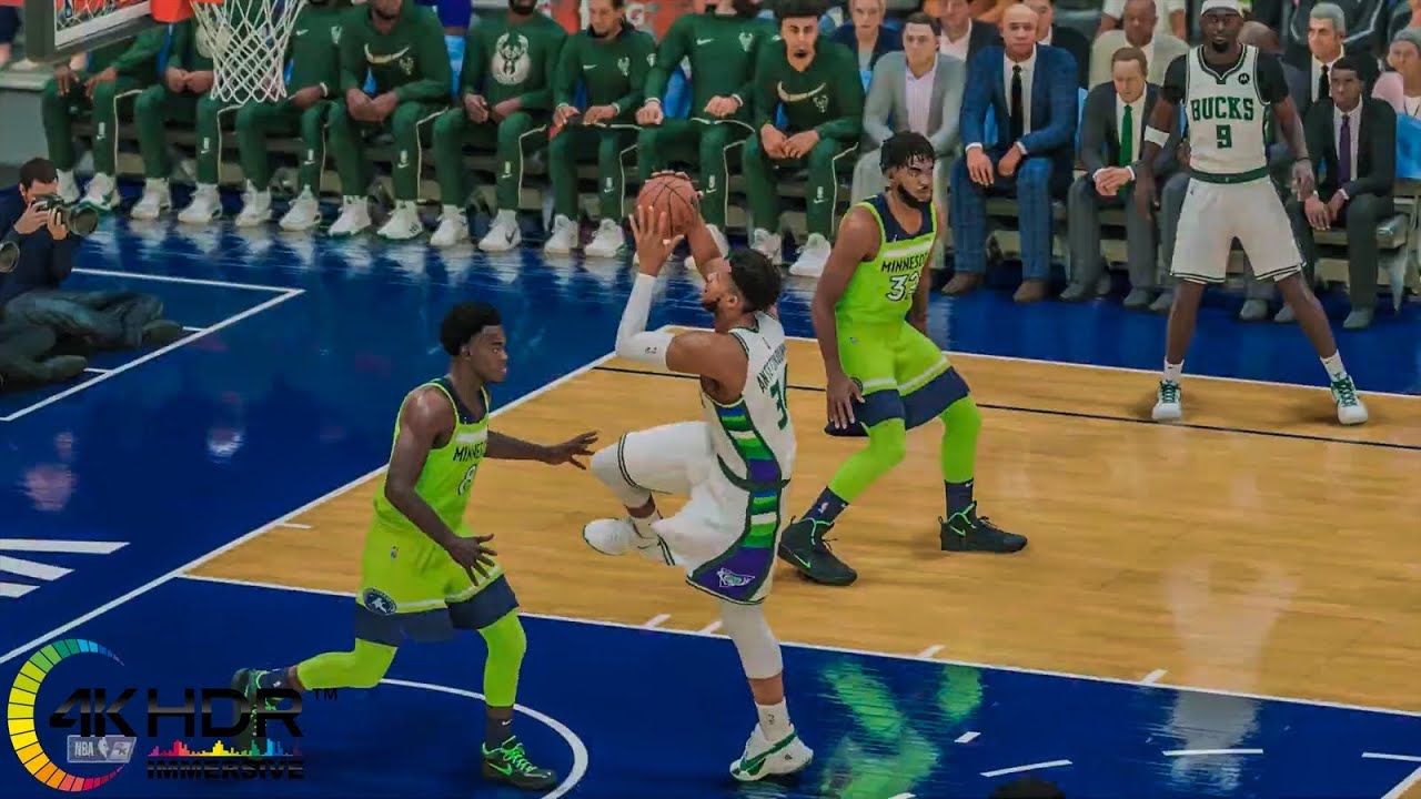 Milwaukee Bucks vs Minnesota Timberwolves 4K! Full Game Highlights NBA 2K22 PS5 Gameplay